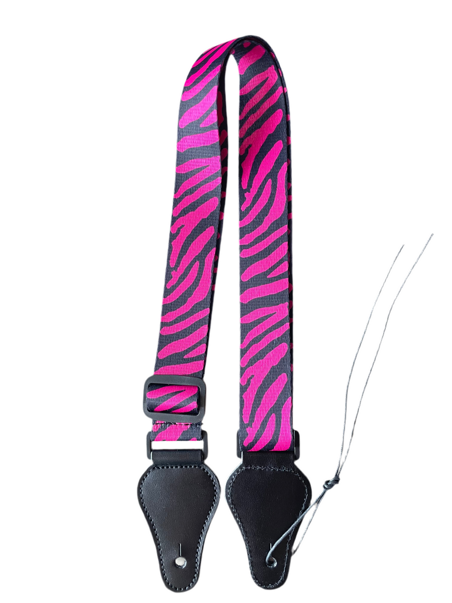 Ukulele Strap STRAP/SD11 Pink Zebra
