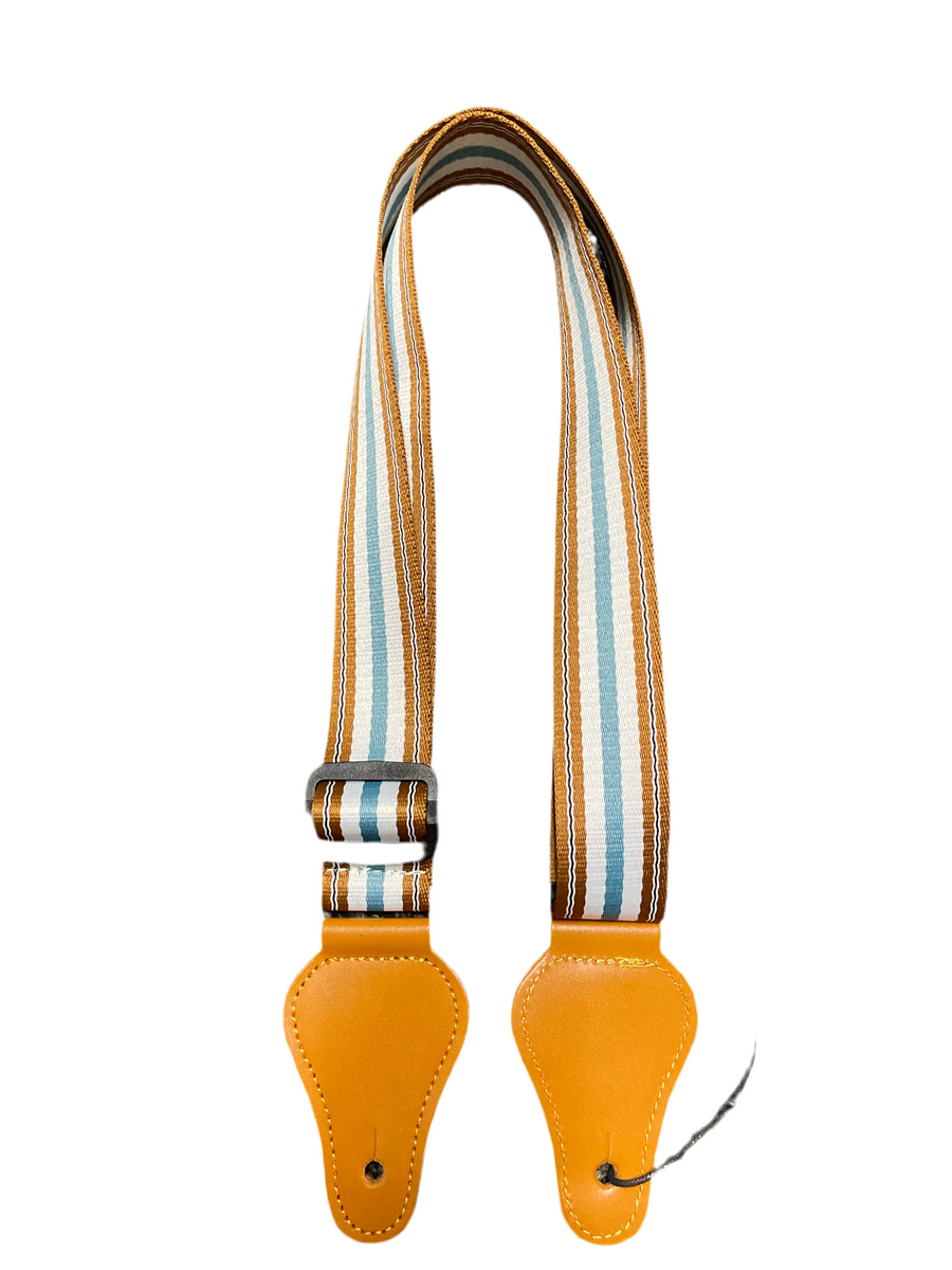 Ukulele Strap STRAP/SD06 Blue Brown Stripe