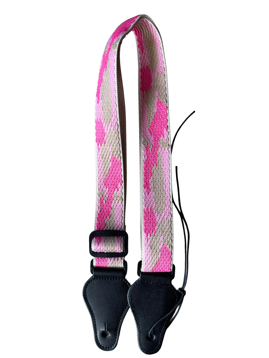 Ukulele Strap STRAP/SD30 Hot Pink Camo