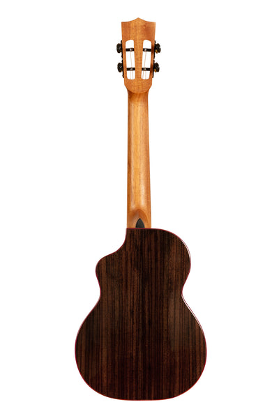 Kala Contour All Solid Gloss Spruce Rosewood Tenor Ukulele with Cutaway
