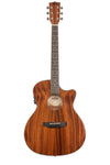 Kala Solid Mahogany Thinline Steel String Guitar with EQ