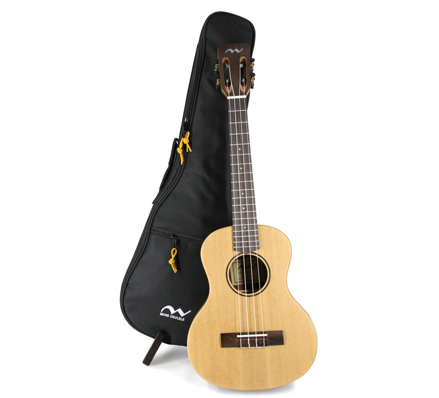 Muse Solid Cedar Top Tenor Ukulele (MU-CEG-T/B) – Blemished