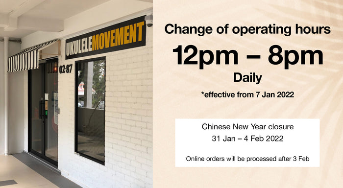 Change of operating hours