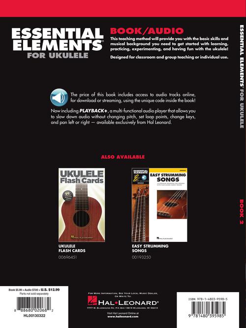 Essential Elements Ukulele Method – Book 2