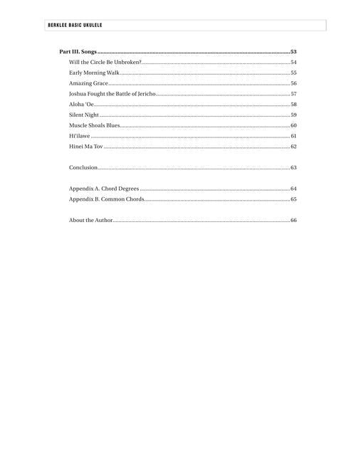 Berklee Basic Ukulele Book with online audio access