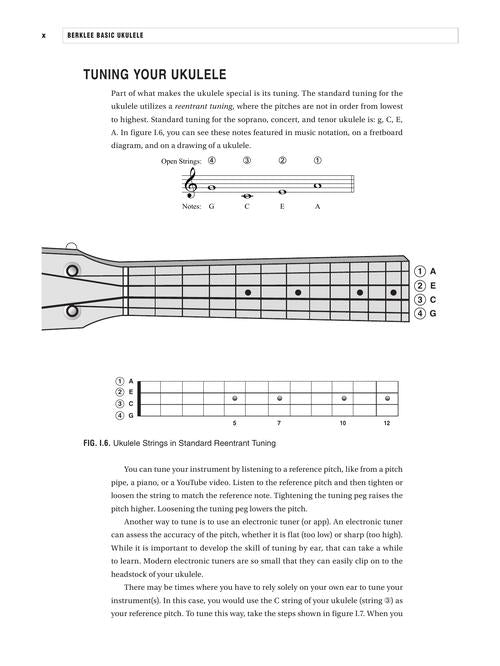 Berklee Basic Ukulele Book with online audio access