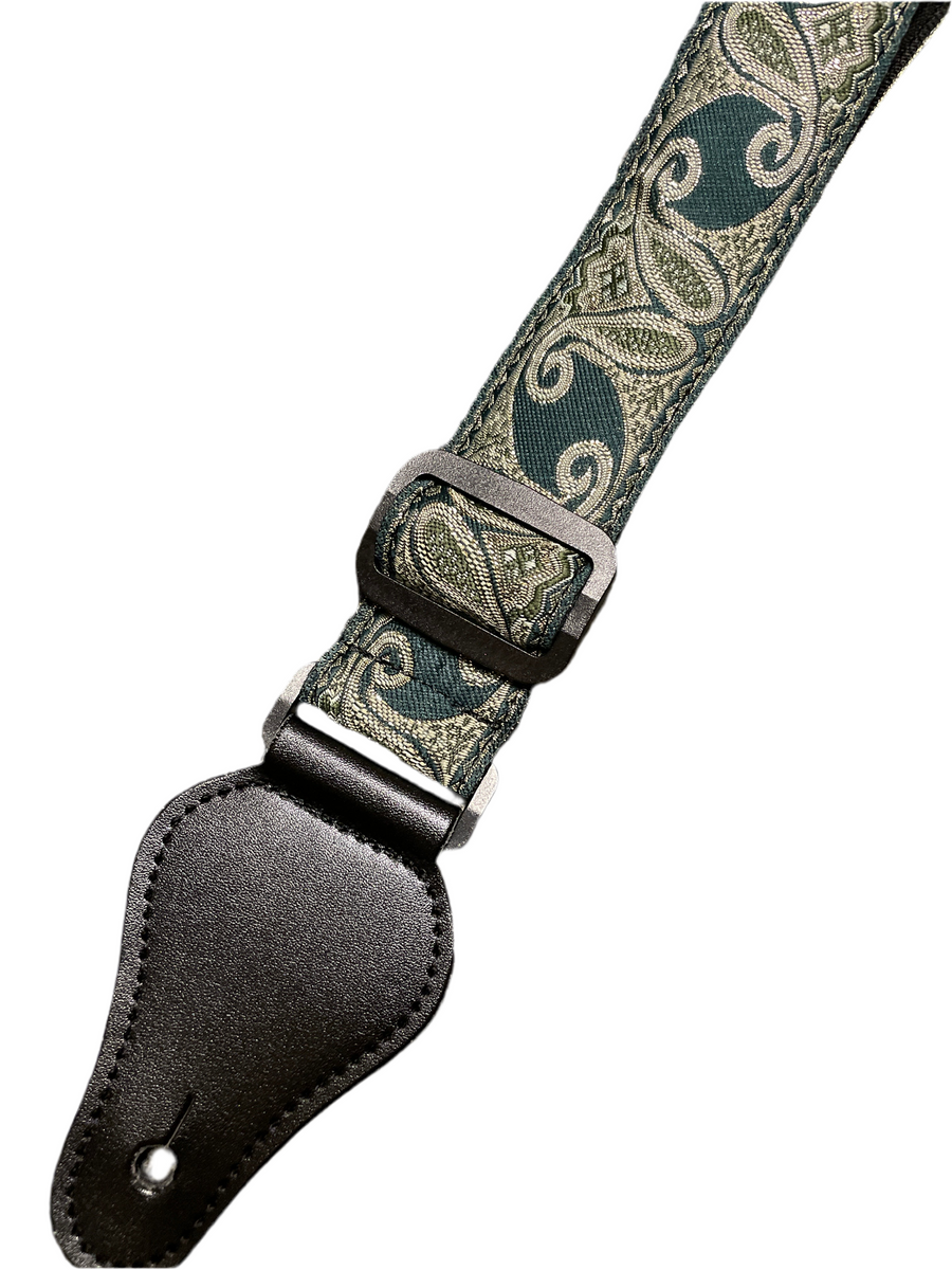 Ukulele Strap STRAP/SD18 Green Jacquard