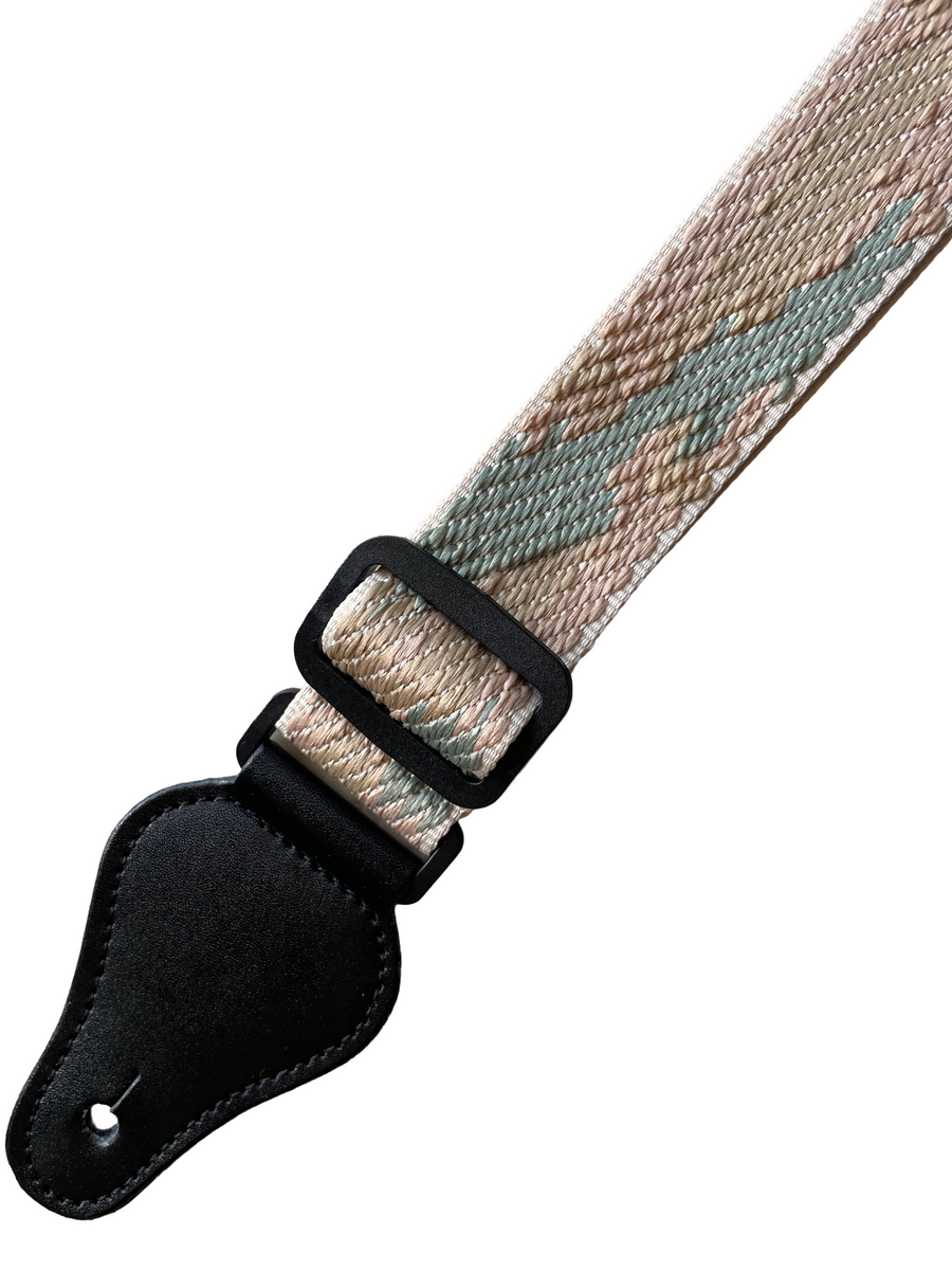 Ukulele Strap STRAP/SD20 Beige Teal Camo