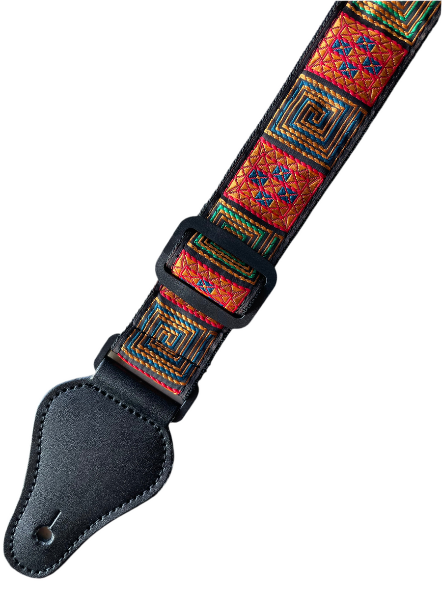 Ukulele Strap STRAP/SD16 Embroidered Patchwork