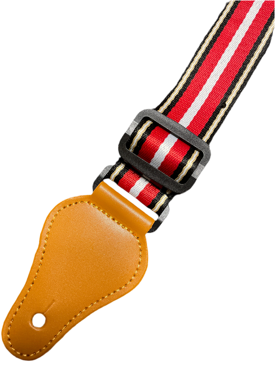 Ukulele Strap STRAP/SD05 Red White Stripe