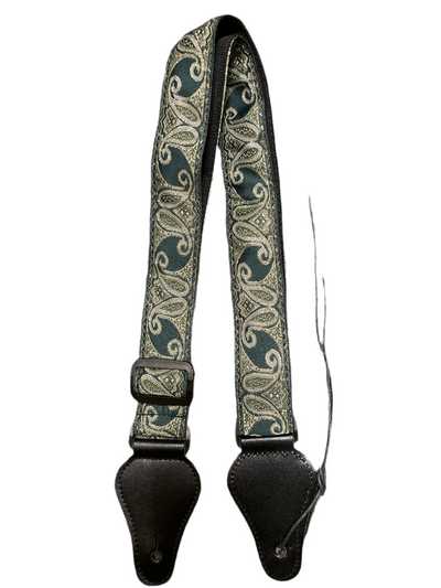 Ukulele Strap STRAP/SD18 Green Jacquard