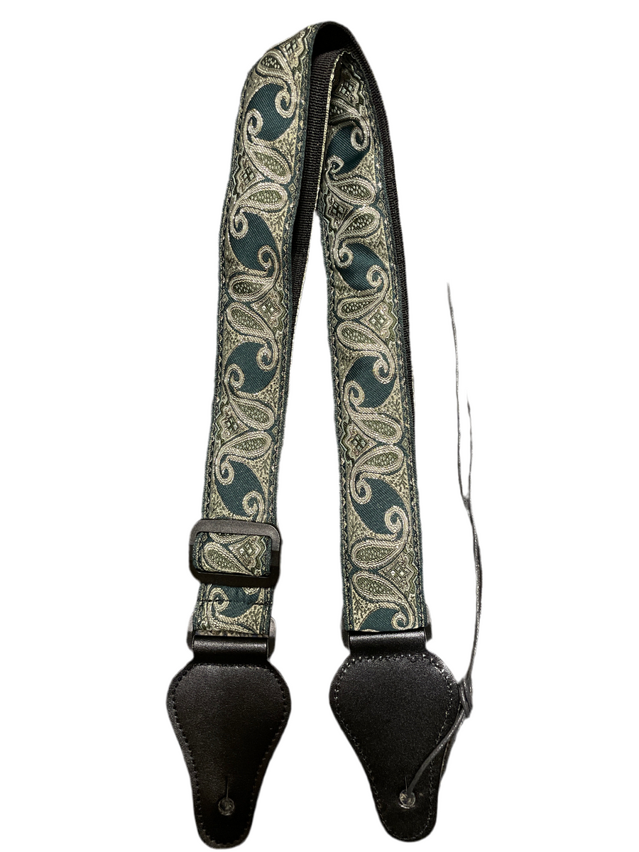 Ukulele Strap STRAP/SD18 Green Jacquard