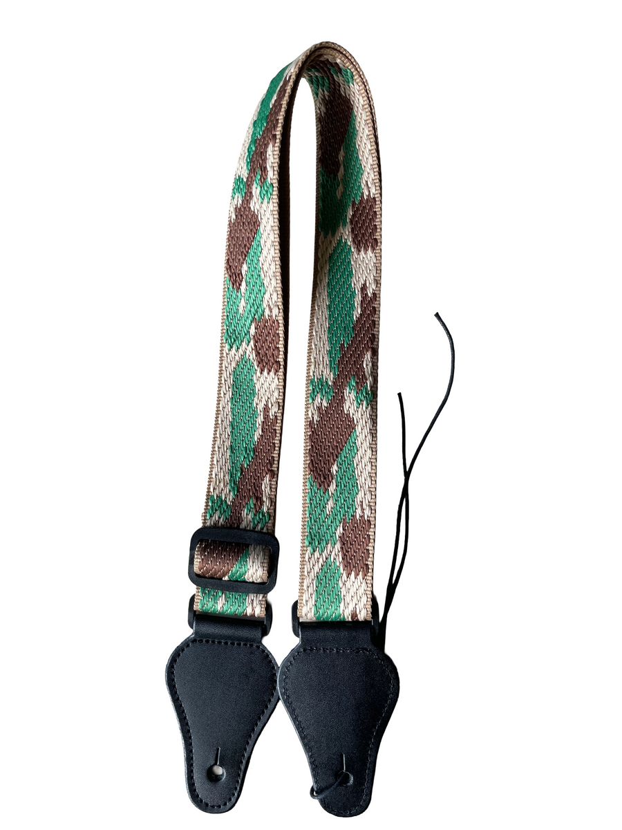 Ukulele Strap STRAP/SD23 Green Brown Camo