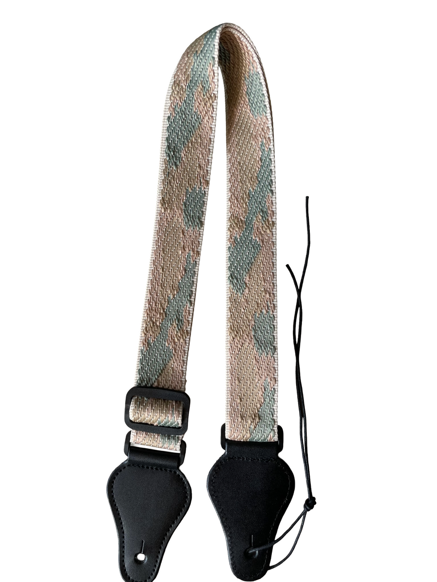 Ukulele Strap STRAP/SD20 Beige Teal Camo