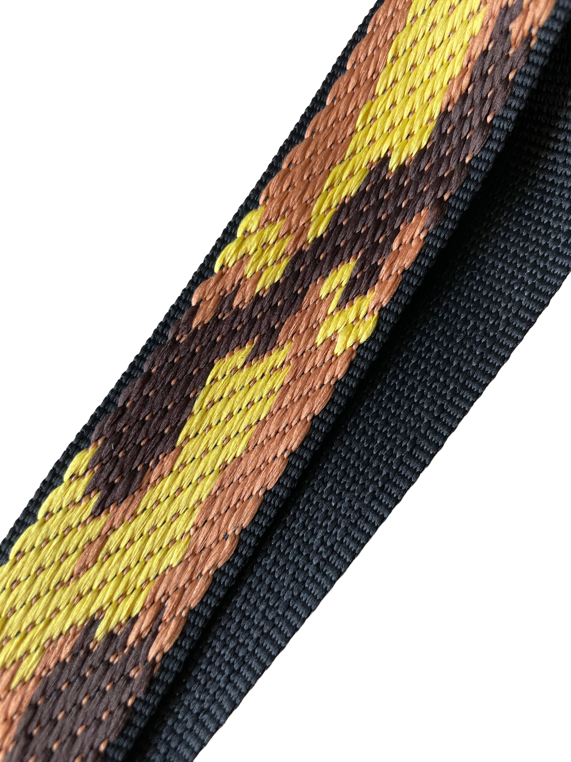 Ukulele Strap STRAP/SD28 Yellow Brown Camo