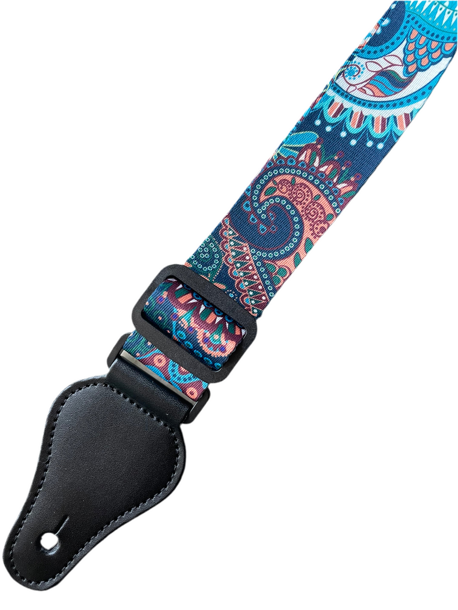 Ukulele Strap STRAP/SD03 Colourful Paisley