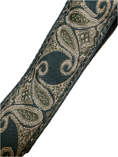 Ukulele Strap STRAP/SD18 Green Jacquard