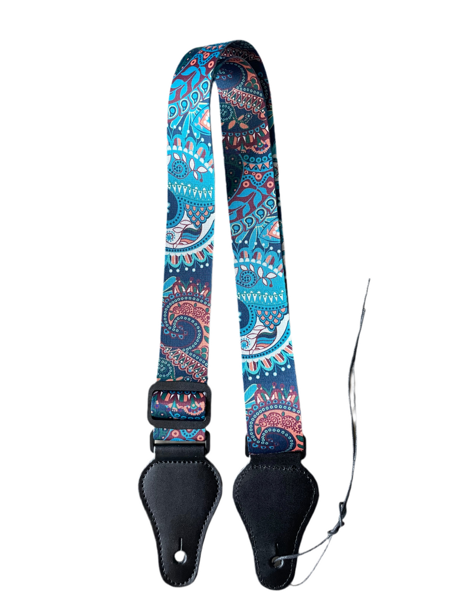 Ukulele Strap STRAP/SD03 Colourful Paisley