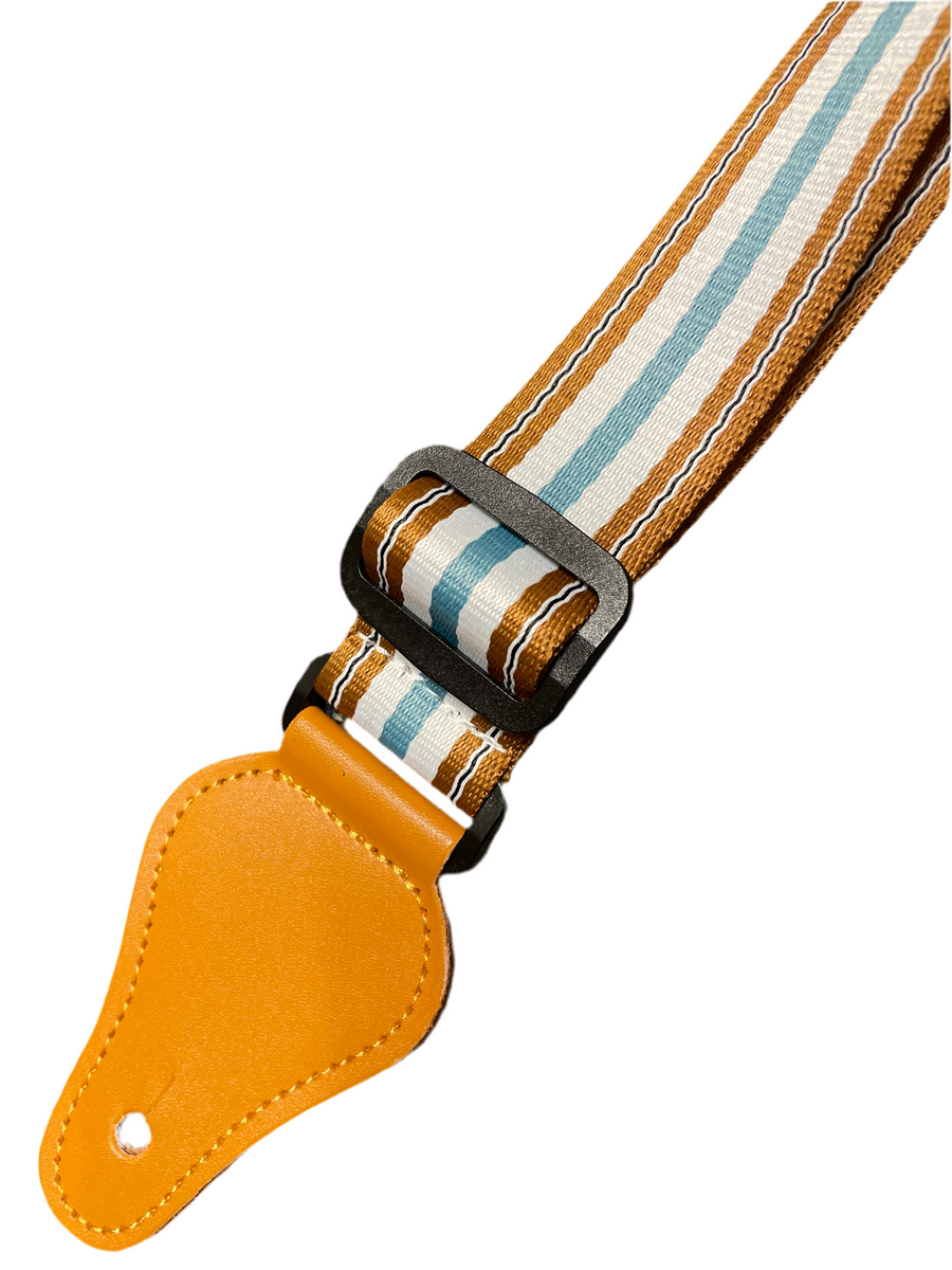 Ukulele Strap STRAP/SD06 Blue Brown Stripe