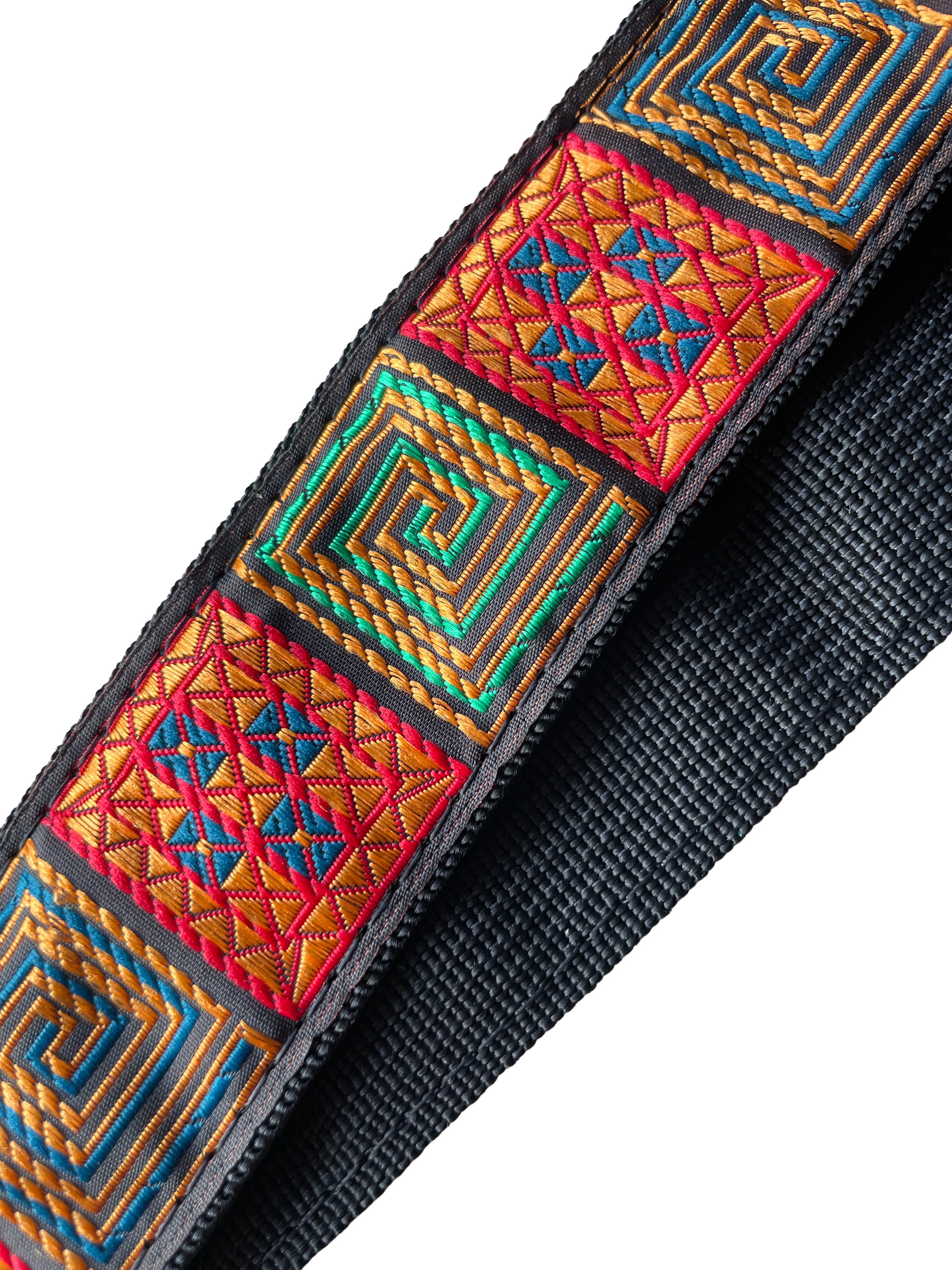 Ukulele Strap STRAP/SD16 Embroidered Patchwork