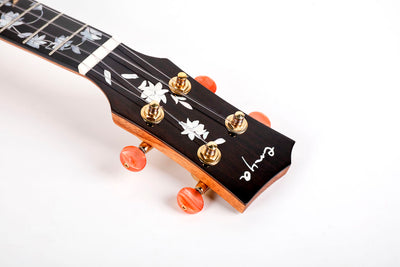 Enya All-Solid Flame Maple Flower Ukulele (FLOWER series)