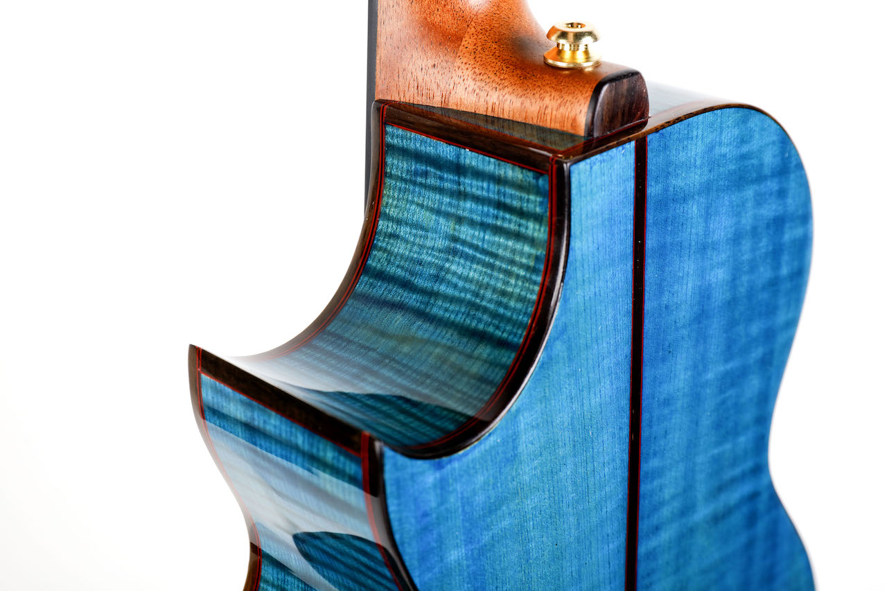 Enya All-Solid Flame Maple Flower Ukulele (FLOWER series)