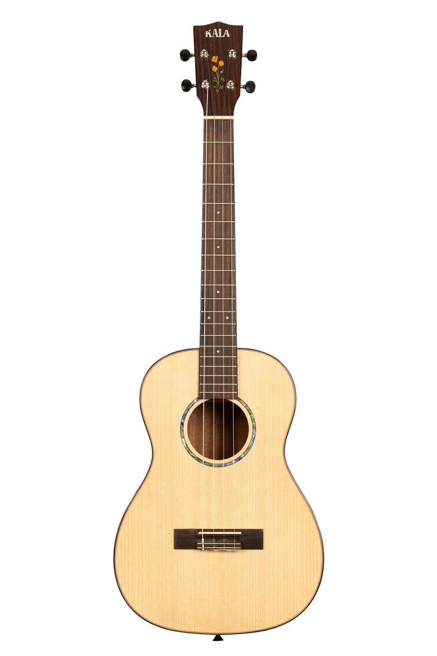 Kala 20th Anniversary Solid Spruce Top Quilted Mahogany Baritone Ukulele (KA-20TH-SQS-B)