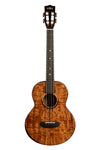 Kala Contour All Solid Gloss Acacia Baritone Ukulele (KA-CT-SA-BG)