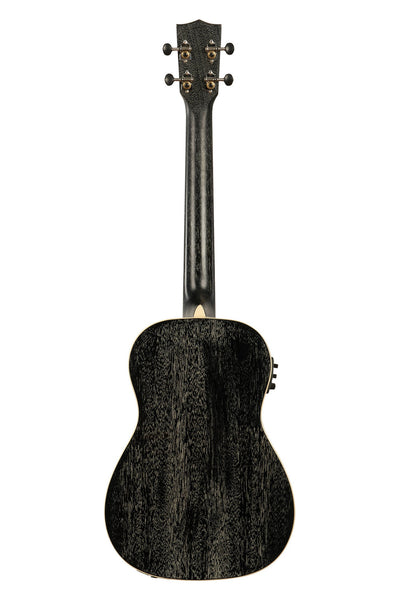 Kala All Solid Salt & Pepper Doghair Mahogany Baritone Ukulele with pickup (KA-SDH-BE)