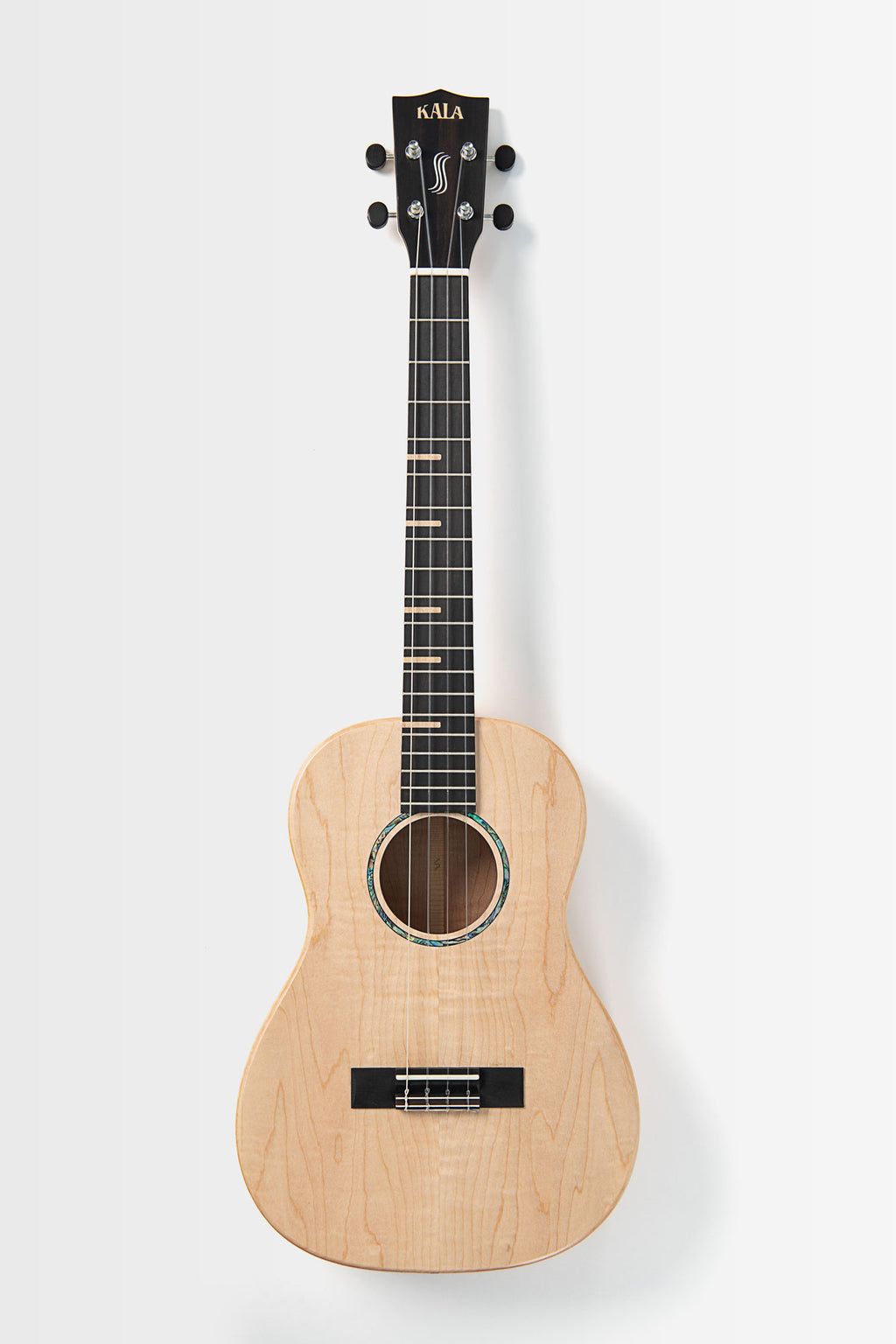 Kala All Solid Flame Maple Waterfall Baritone Ukulele (KA-WF-AFM-B)
