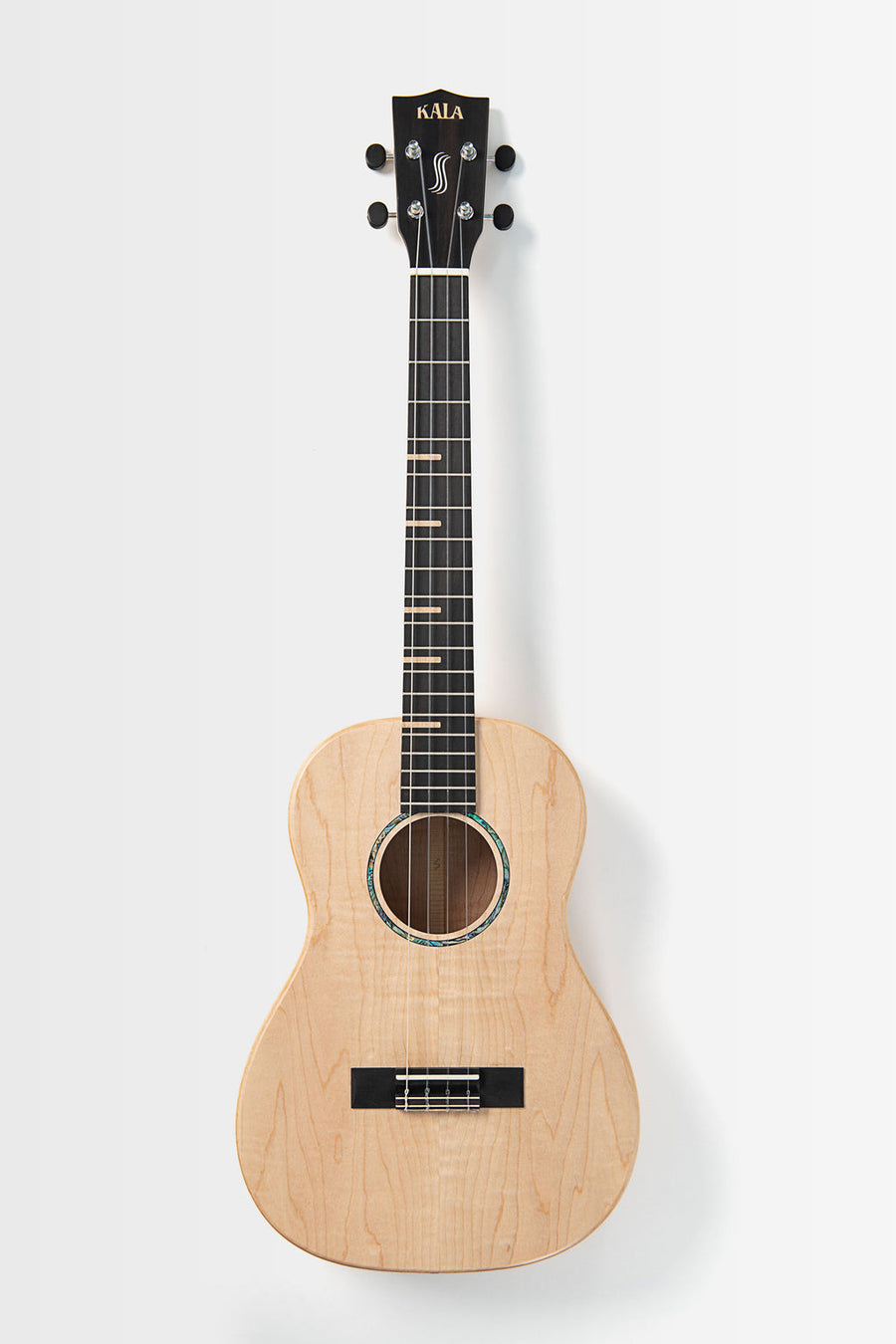 Kala All Solid Flame Maple Waterfall Baritone Ukulele (KA-WF-AFM-B)