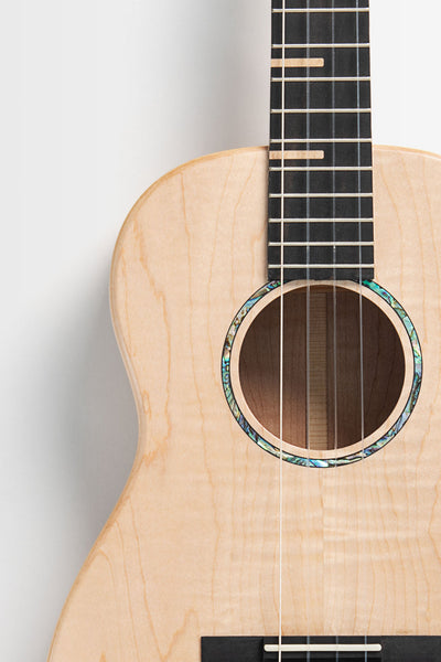 Kala All Solid Flame Maple Waterfall Baritone Ukulele (KA-WF-AFM-B)