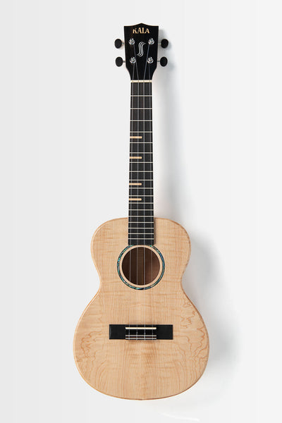 Kala All Solid Flame Maple Waterfall Tenor Ukulele (KA-WF-AFM-T_W/BAG)