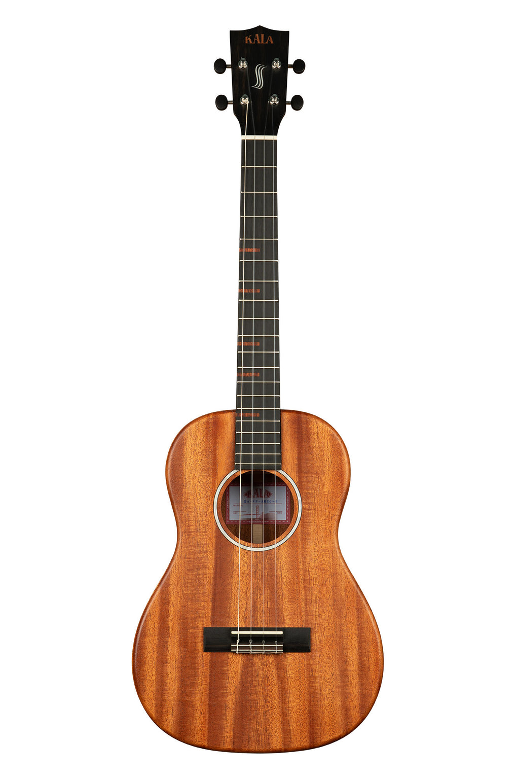 Kala All Solid Mahogany Waterfall Baritone Ukulele (KA-WF-AMHG-B)