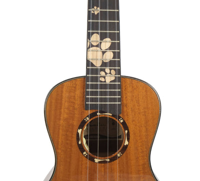 Kai Solid Mahogany Top Dog Paws Concert Ukulele (KCI-D)