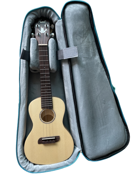 Kai Thin Body All Solid Paper Cranes Concert Ukulele (K23-PC)