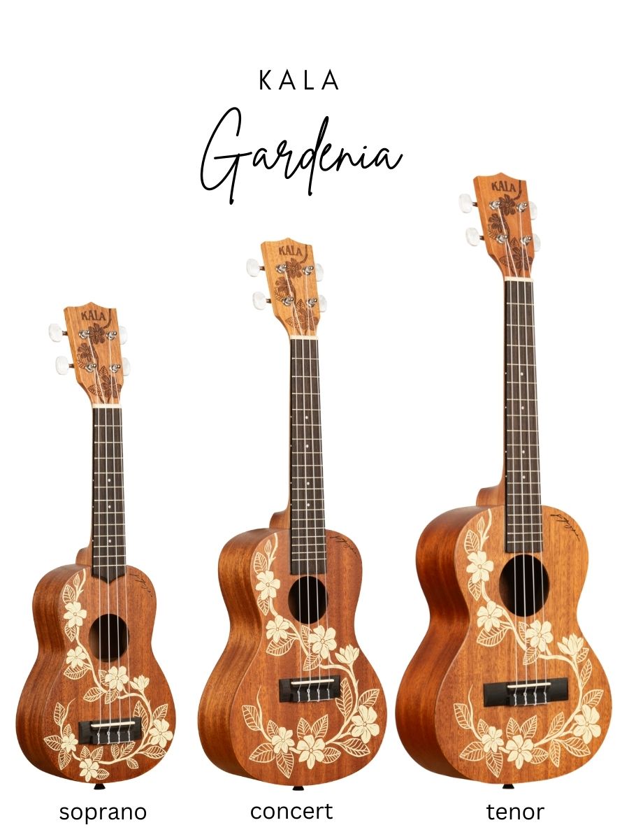 Kala Voyage Collection Ukulele (Gardenia)