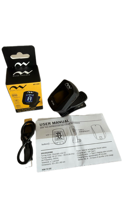 Muse Clip-on Chromatic Tuner (MT-200)