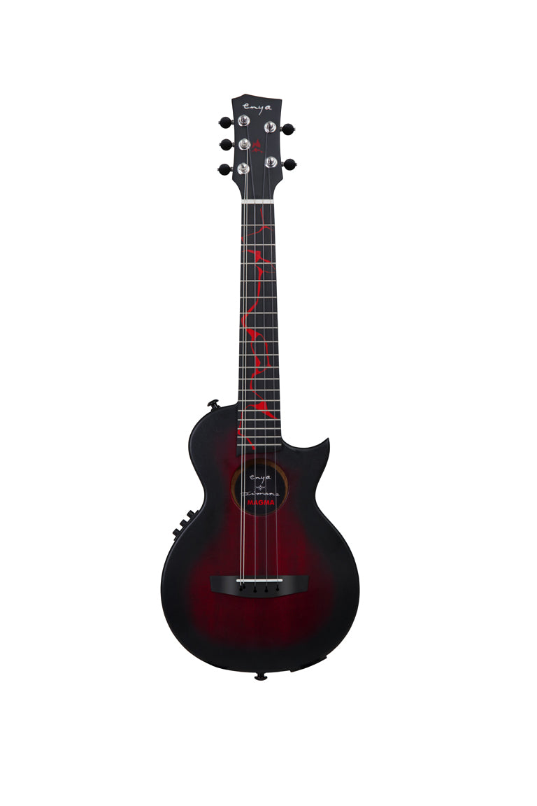 Enya MOON Taimane Magma 5-String Tenor Ukulele with pickup