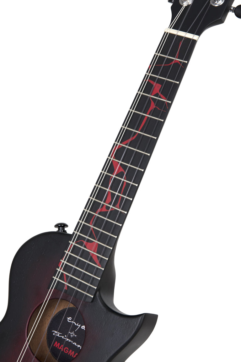 Enya MOON Taimane Magma 5-String Tenor Ukulele with pickup