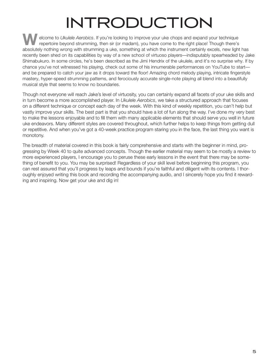 Ukulele Aerobics For All Levels book