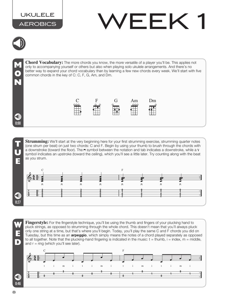 Ukulele Aerobics For All Levels book