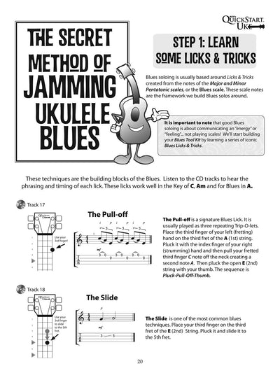 Kev's QuickStart for Ukulele Blues book