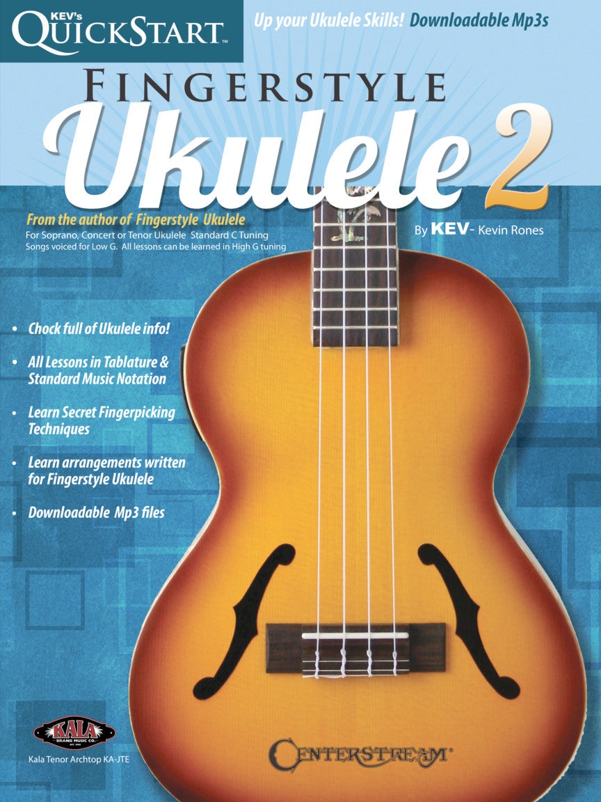 Kev's QuickStart for Fingerstyle Ukulele Volume 2 Book