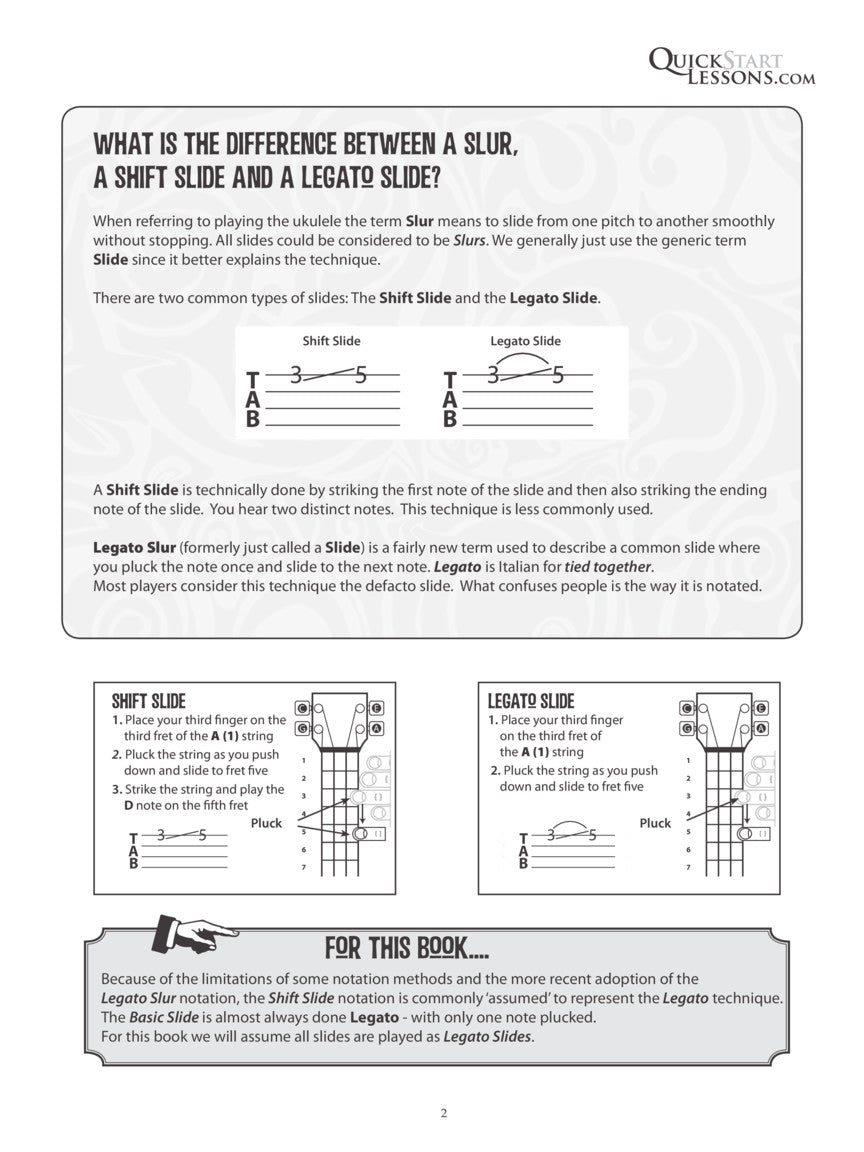 Kev's QuickStart for Fingerstyle Ukulele Volume 2 Book