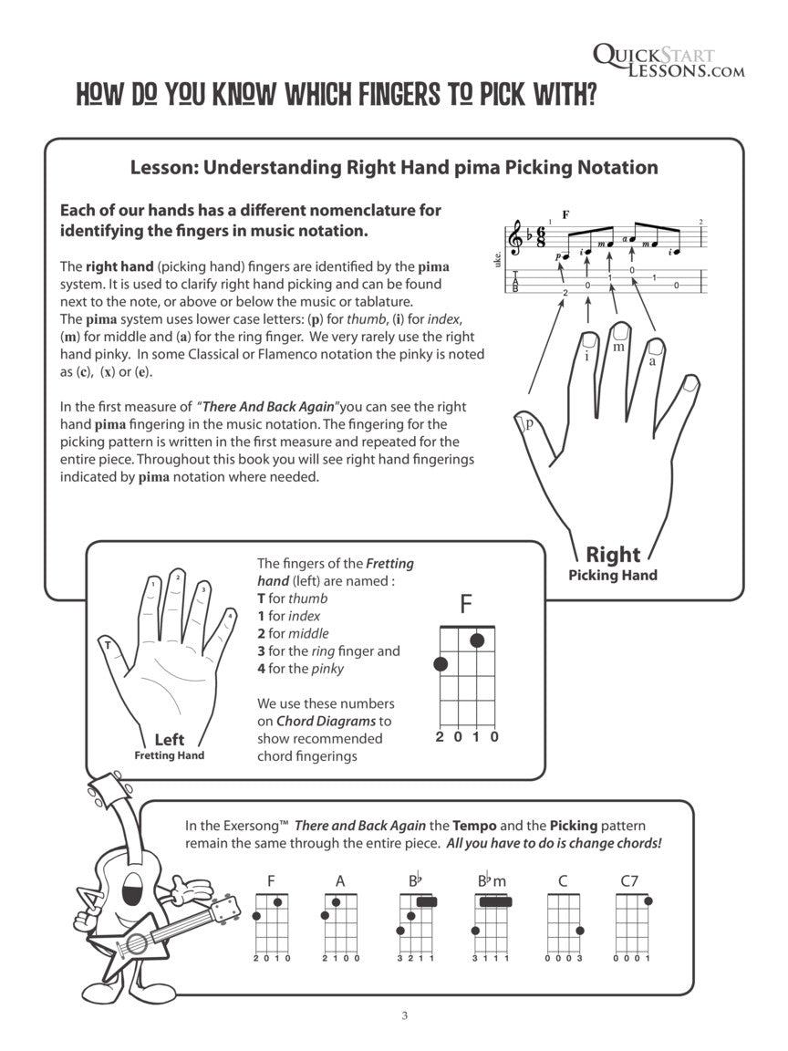 Kev's QuickStart for Fingerstyle Ukulele Volume 2 Book
