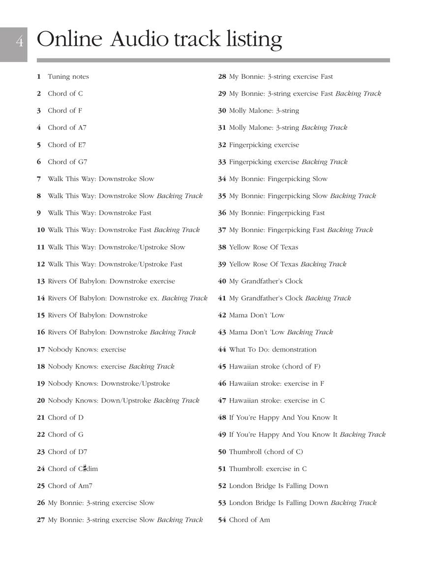 Absolute Beginners Ukulele (Omnibus Edition) Book with online audio access