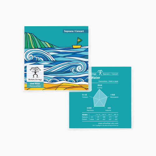 aNueNue Clear Water Ukulele Strings Set