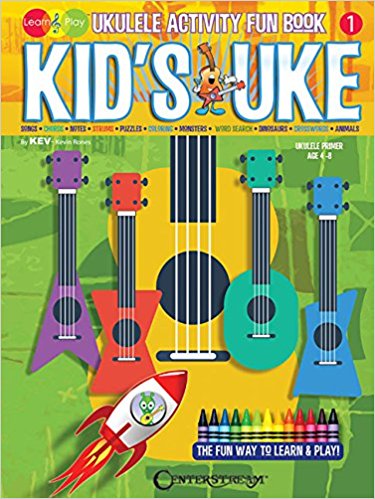 Kid's Uke - Ukulele Activity Fun Book