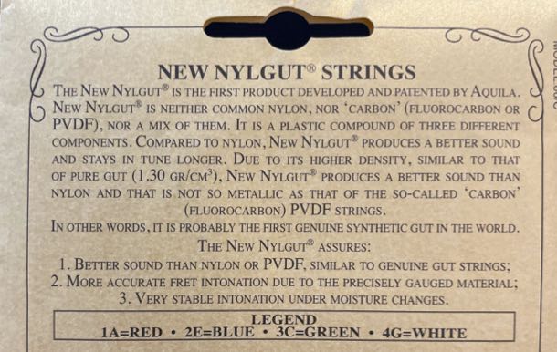 Aquila New Nylgut® Soprano Ukulele Strings